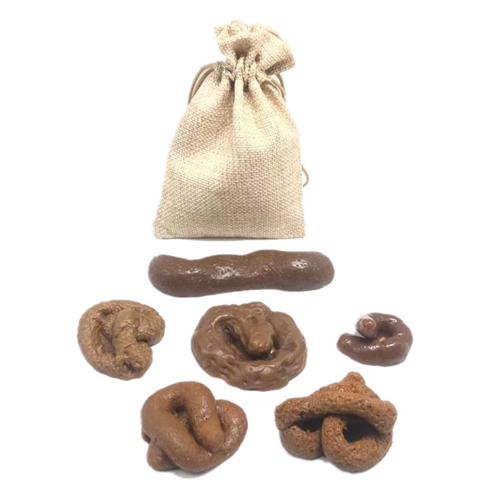 Fake Poop Gag Gift - 6 шт. Реалистичные поддельные экскременты для