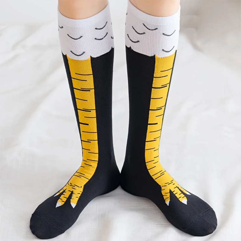 1/2/5 пар женских гольфов до к – обзор и цена Funny Chicken Leg Socks