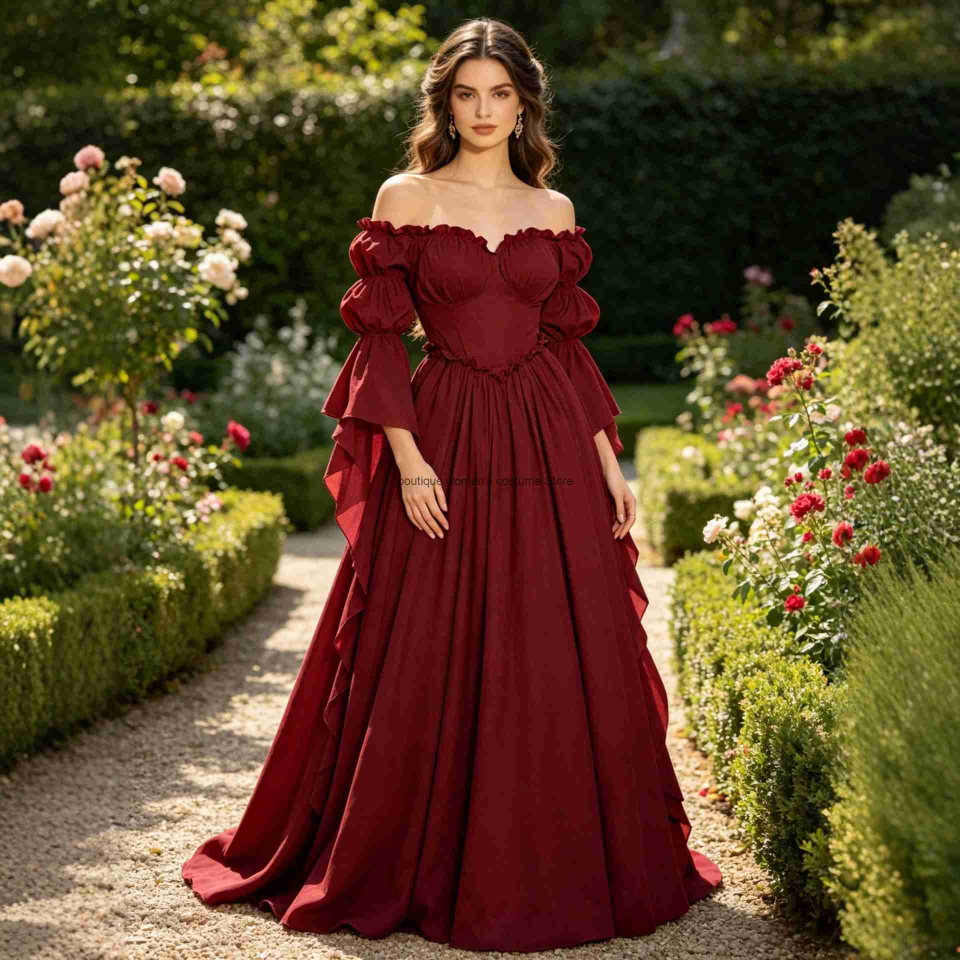 Новое средневековое платье в с – обзор и цена Medieval Renaissance Dress Women
