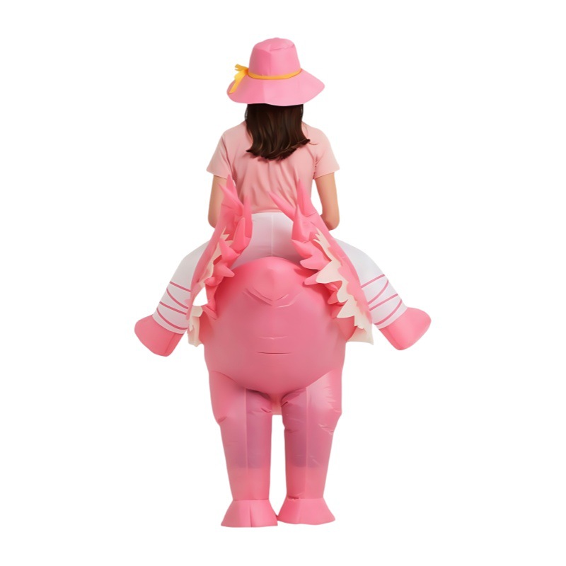Розовый надувной костюм фламин – обзор и цена Costumes