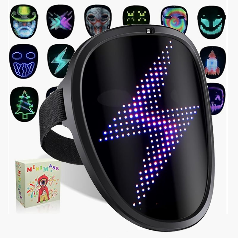 Светодиодная маска с распознав – обзор и цена Led Purge Mask Halloween