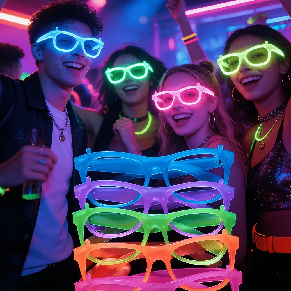 5/12 шт. светящиеся в темноте  – обзор и цена Glow In The Dark Party Glasses