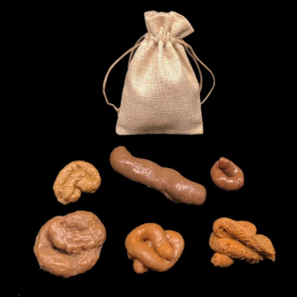 6 шт. Реалистичные поддельные  – обзор и цена Fake Poop Gag Gift